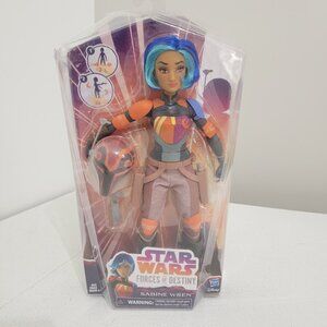 NIB Hasbro Disney Star Wars Forces of Destiny Sabine Wren Action Figure Rebel